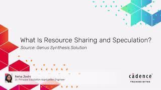 What Is Resource Sharing and Speculation