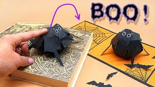 How to make a spider out of paper | DIY Halloween Draw