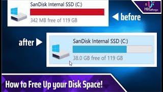 How to perfectly Clean C Drive In Windows 10 (Make Your PC Faster and  flexible)