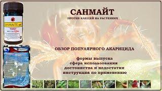 Санмайт - одно из лучших средств от паутинных и растительноядных клещей. Обзор акарицида