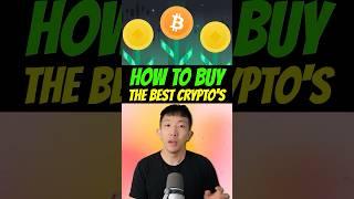 How to buy the best cryptos #crypto #trading #investing