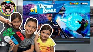 LOS GUZMANCITOS JUEGAN FORTNITE