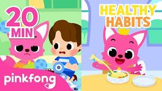 [ALL] Good Healthy Habits for Kids at Kindergarten & Family | Daily Habits | Pinkfong Kids Songs