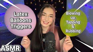 ASMR | Blowing Up Latex Balloons, Tapping, Rubbing, etc (Balloon Triggers) 