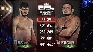 PFL 2018 Full Fight Friday: Philipe Lins vs. Caio Alencar from PFL Playoffs: New Orleans