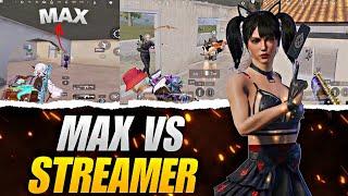 Max vs iPad player Streamer | fastest 3 finger player | BGMI