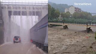 Maltempo in Liguria, esondano fiumi e torrenti