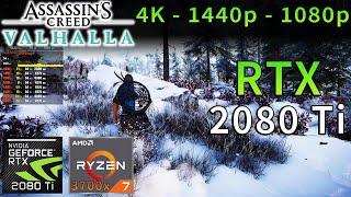 Assassin's Creed Valhalla | RTX 2080 Ti | Ryzen 7 3700x | 4K - 1440p - 1080p | Ultra High Settings