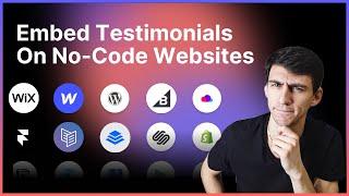 How to embed testimonials on any no code website