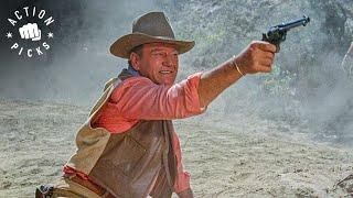The Final Crazy Shootout (John Wayne) | The War Wagon (1967)