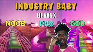 Lil Nas X, Jack Harlow - INDUSTRY BABY  - Noob vs Pro vs God (Fortnite Music Blocks)