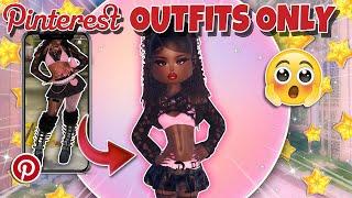 RECREATING Pinterest Outfits For *EVERY THEME* In Dress To Impress!! (Roblox)