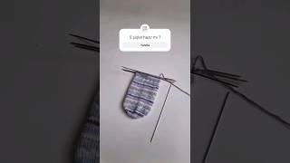 Beş şişle çorap örmek için takipte kalın  #knitting #crochet #вязание #örgü