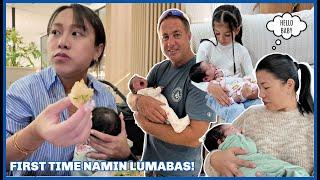 DUMAYO SILA PARA MA MEET SI BABY! FIRST TIME NAMIN LUMABAS NI INDI! ️ | rhazevlogs