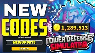 *NEW* ALL WORKING CODES FOR TOWER DEFENSE SIMULATOR IN 2024! ROBLOX TOWER DEFENSE SIMULATOR CODES