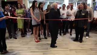 RED SQUARE RIBBON CUT EVENT