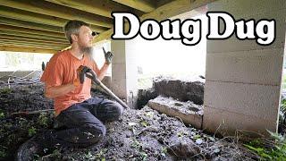 Siding Prep, Trim, and Foundation Excavation - Work and Timelapse