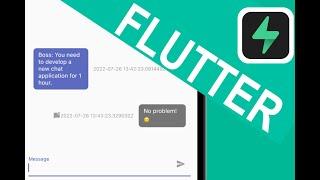  Chat app in 20 minutes on FLUTTER  Supabase - 4K