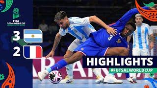 Argentina v France | FIFA Futsal World Cup 2024 | Semi-finals | Highlights