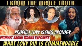Breaking‼️Prophet Lovy Elias PUBLIC APOLOGY On ‘Scandal’..Prophet Sadhu Serious WARNING On EXPOSURE