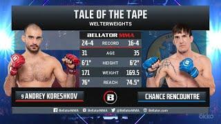 Bellator 274 Андрей Корешков vs Ченси Ренк Обзор на Бой Корешков vs Ренк | Koreshkov vs Rencountre