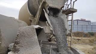 How a transit mixer and concrete pump works !