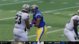 Madden NFL 25 | New Orleans Saints vs Los Angeles Rams | Round 13 | Gameplay PS5