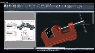 Bench Vice Part 1 (The Base)In Autocad