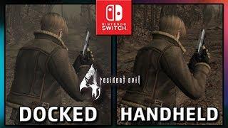 Resident Evil 4 | Docked & Handheld | Graphics Comparison & Frame Rate TEST on Switch