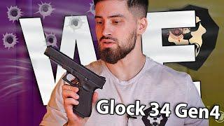 Страйкбольный пистолет WE Glock 34 Gen4 (6 мм, GBB, Gas) видео обзор