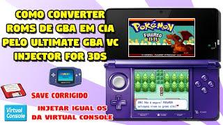 [3DS] Como injetar ROMs de Game Boy Advance como Virtual Console no 3DS (CFW)