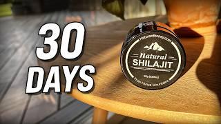 I Tried Shilajit Daily for 30 Days