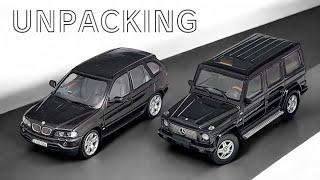 Бандитский дует: Mercedes G-Wagon від AUTOart, BMW X5 E53 від MINICHAMPS та Nissan GT-R R32 від HPI