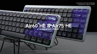 Air60 HE & Air75 HE | Comparison video | NuPhy