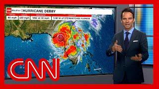 Hurricane Debby makes landfall in Florida