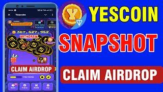 Yescoin Airdrop Snapshot | YesCoin Airdrop Claim And Withdraw | Yescoin Withdraw