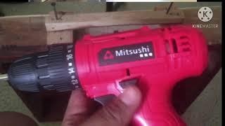 Mitsushi cordless drill / power test using 2 inches gypsum screw.