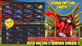 CARA MENDAPATKAN SEMUA BUNDLE OLD GRATIS - KODE MAP CRAFTLAND BUNDLE OLD - Garena Free Fire