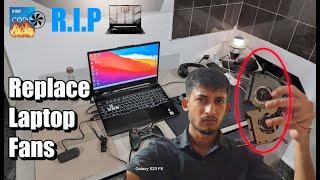 How To Replace/Change Noisy Laptop Fan !Asus TUF F15 Fan Replacement ! 