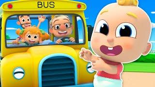 Las Ruedas Del Bus + Más Canciones Infantiles | Dibujos Animados Para Niños | Miliki Family