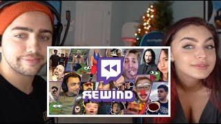 Mizkif & His Sister React to Twitch Rewind 2019