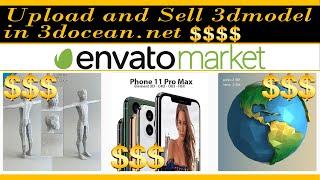 How to upload and sell 3D models on 3docean.net(EnvatoMarket)/Xaqani Ahmedov