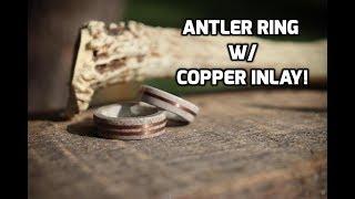 Deer Antler Ring with Inlay How-To