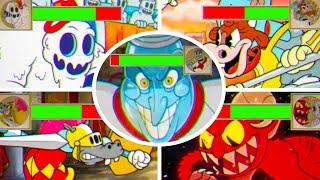 Cuphead DLC - All Bosses with Healthbars (No Damage)