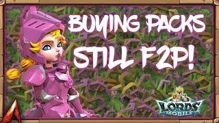 Buying Packs while staying F2P!? Here's How! Unlocking Rose Knight Lords Mobile