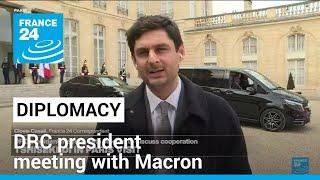 Tshisekedi in Paris: DRC president meeting with Macron to discuss cooperation • FRANCE 24 English