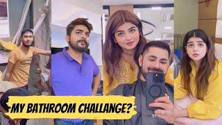 Bathroom Challenge fail? | Sajid Shilpa Vlogs