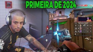 PRIMEIRA GAMEPLAY DE VALORANT DO CORINGA EM 2024