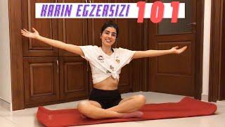 YENİ BAŞLAYANLAR İÇİN KARIN EGZERSİZLERİ I 10 DAKİKADA GÖBEK ERİTME