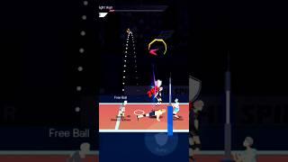 Dave warm up Powerful Spike #the spike volleyball story #the spike volleyball game